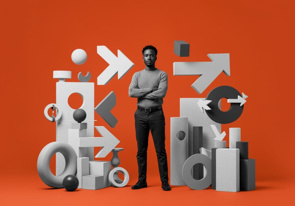 Creative marketing illustration graphic